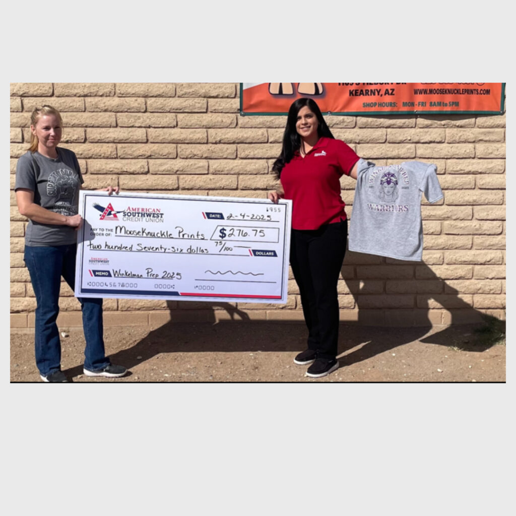 ASCU donation to Winkleman Prep