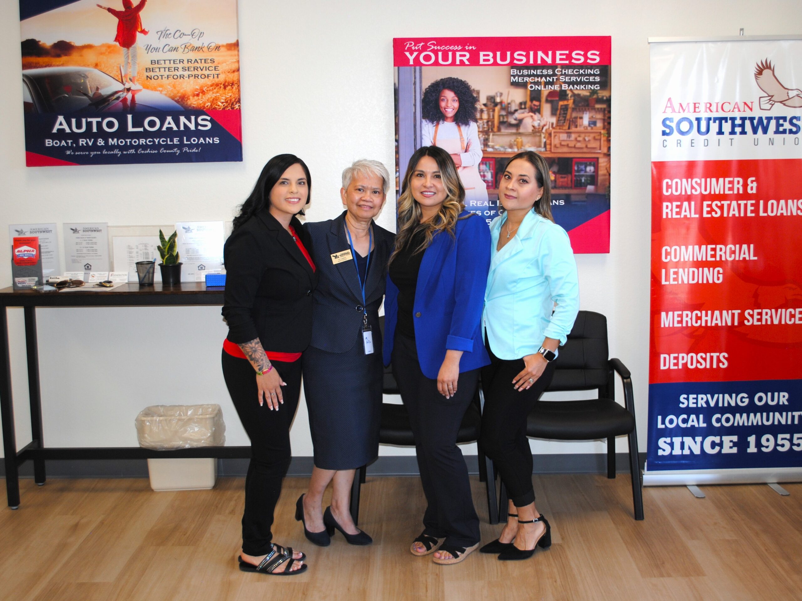 The Benson branch team at the grand opening